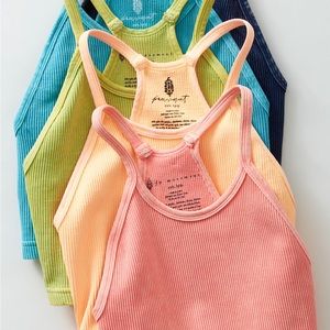 Happiness Runs Crop Tank